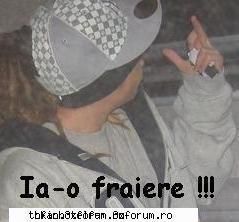 fa!!! tu!!! ai s-o patesti ni-ti place th la ce bun te-ai mai inscris!!! :finger:  :finger: